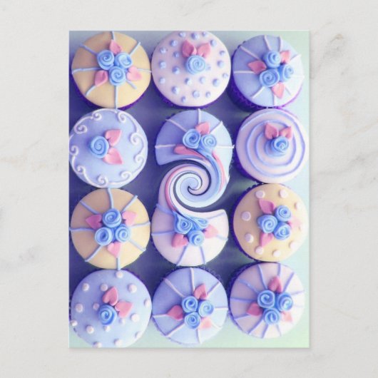 Geef het een draai Cupcakes Briefkaart (Voorkant)