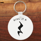 Geef het een Rest Musician Funny Music Humor Sleutelhanger (Voorkant)