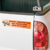 Geef het een rust alsjeblieft... bumpersticker (Op Truck)