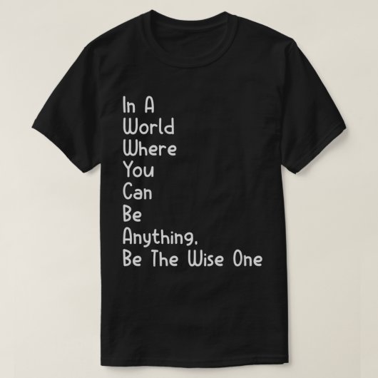 Geef het geluid door in een wereld waar je overal t-shirt (Design voorkant)