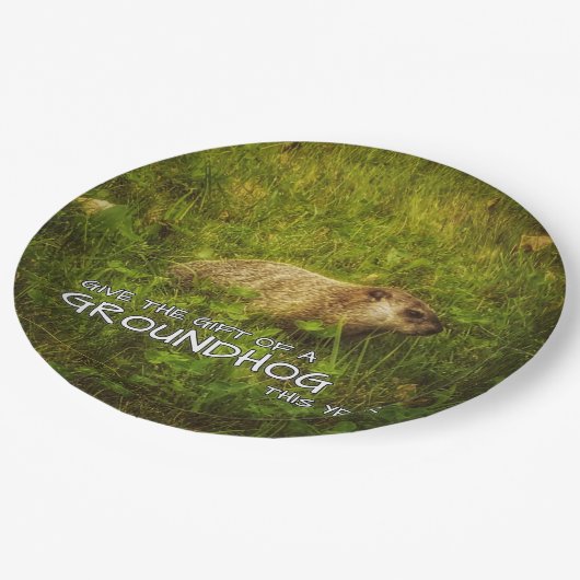 Geef het geschenk van een Grondhoorn dit jaar bord (Gekanteld)