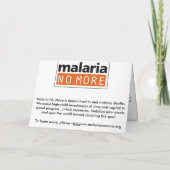 Geef het geschenk van het leven - Geef een bed...  Feestdagen Kaart (Achterkant)