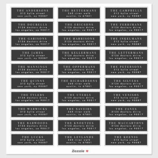 geef het individuele de adreszegel van de trouwgas sticker (Vel)