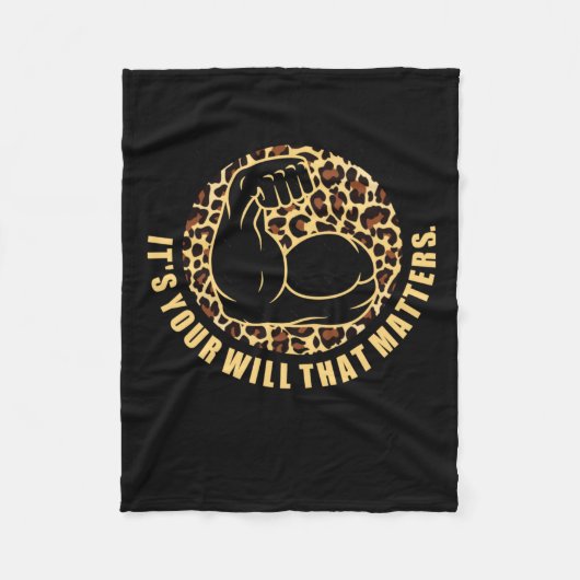 Geef het je alles fleece deken (Voorkant)