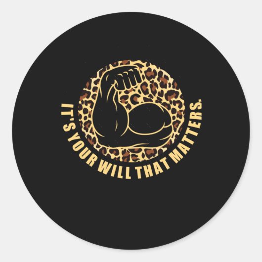 Geef het je alles ronde sticker (Voorkant)
