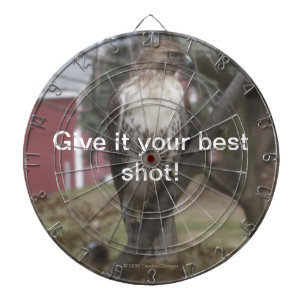 Geef het je beste schot Roodstaartbuizerd Roode Sc Dartbord