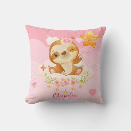 Geef het kindermeisje een persoonlijk tintje op de kussen (Voorkant)