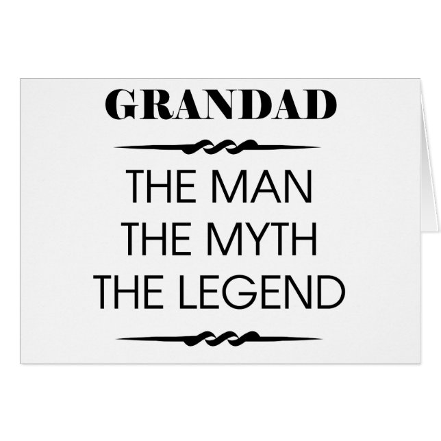 Geef het Man de mythe de legenda (Voorkant Horizontaal)