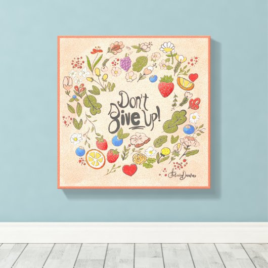 Geef het niet op! De Verrekte Muur van het Canvas (Insitu (Houten vloer))