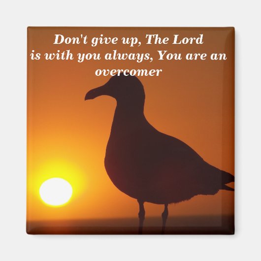 Geef het niet op. magneet (Voorkant)