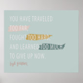 Geef het niet op poster (Voorkant)