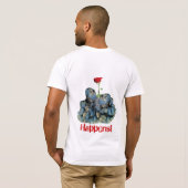 Geef het niet op! t-shirt (Achterkant volledig)