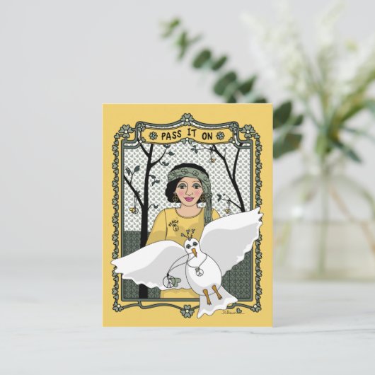 Geef het over_C_ Briefkaart (Staand voorkant)