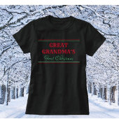 GEEF HET! Overgrootmoeder Eerste Kerstmis shirt