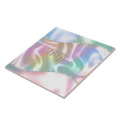 Geef het Paarse Manuscript van de Naam aan, Irides Tegeltje (Zijkant)