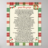 Geef het prijzengedicht Kerstspel Plakken Teken Poster (Voorkant)