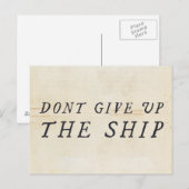 Geef het schip niet op briefkaart (Voorkant / Achterkant)