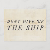 Geef het schip niet op briefkaart (Voorkant)