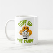 Geef het Snoep Halloween op Koffiemok (Links)