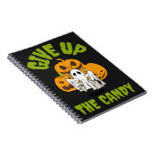 Geef het Snoep Halloween op Notitieboek (Rechterzijde)