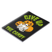 Geef het Snoep Halloween op Notitieboek (Linkerzijde)