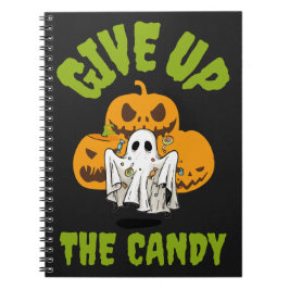 Geef het Snoep Halloween op Notitieboek