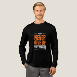 Geef het T-shirt nooit op