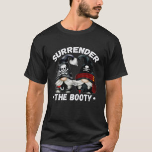 Geef het T-shirt van de Booty over - piraat kostuu