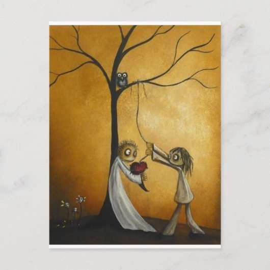 Geef het terug briefkaart (Voorkant)