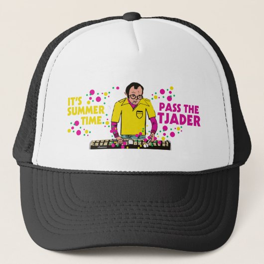 GEEF HET TJADER-PET DOOR TRUCKER PET (Voorkant)