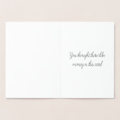 Geef het toe... Grappige kaart (Binnen)