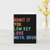 Geef het toe, je bent stiekem dol op wiskunde, gas kaart (Gele Bloem)