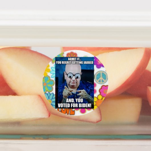 Geef het toe, je bent wakker en spijt het - Sticke Labels (Aangebracht)