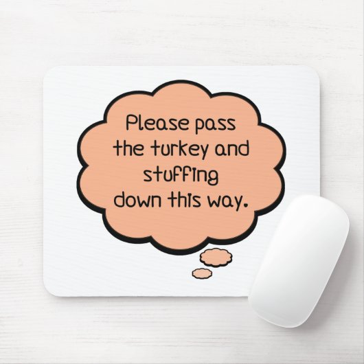 Geef het Turkije en het stuwen. Muismat (Met muis)