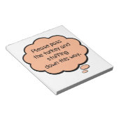 Geef het Turkije en het stuwen. Notitieblok (Schuin)