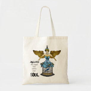 Geef het vogel binnen uw Tas van de Bron vrij