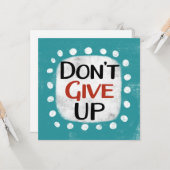 Geef het Wenskaart niet op Kaart (Voorkant / Achterkant in situ)