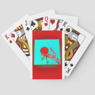 Geef hun bloemen pokerkaarten