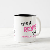 Geef iets wat je niet zou begrijpen. tweekleurige koffiemok (Voorkant rechts)