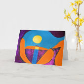 GEEF in abstract woordart. Kaart (Gele Bloem)