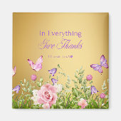 Geef in alles Bedankt - 1 Thess. 5:18 Magneet (Voorkant)