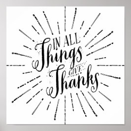 Geef in ieder geval Bedankt | POSTER THANKSGIVING