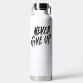 Geef inspiratie nooit op  waterfles (Voorkant)