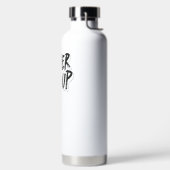 Geef inspiratie nooit op  waterfles (Links)