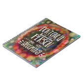 Geef je aanmoediging trendy niet op notitieboek (Linkerzijde)