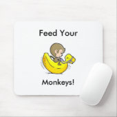 Geef je apen voer! muismat (Met muis)