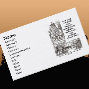 Geef je bewijs niet in een Zenuwland Visitekaartje