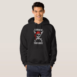 Geef je buit grappig piraat voor piraten hoodie