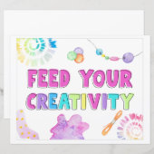 Geef je creativiteit-teken weer | Teken voor vaart (Voorkant / Achterkant)