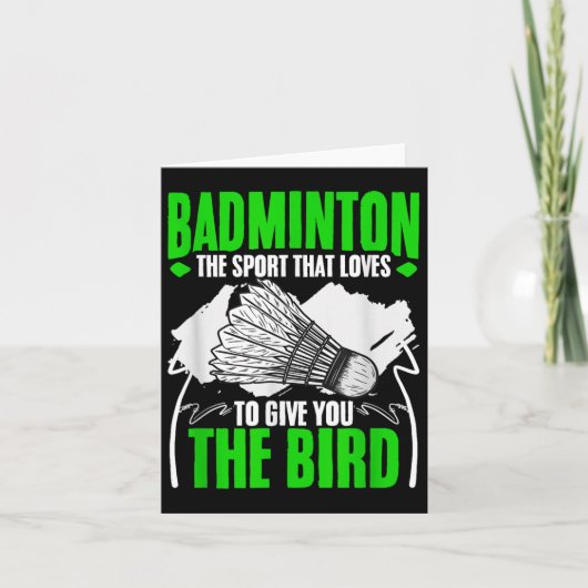 Geef je de Bird Racket Shuttle Hobby Badminton P Kaart (Voorkant)
